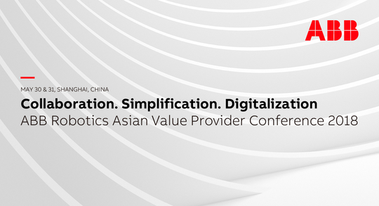 ABB Robotics Asian Value Provider Conference 2018