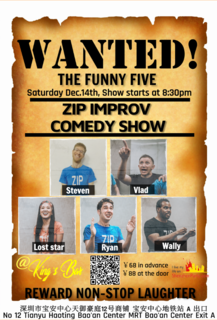 ZIP UNZIPPED - Live Improv Comedy Show on Dec. 14th