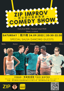 ZIP Live Improv Comedy Show - 24th Sep 2022