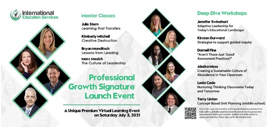 IES Professional Growth Platform Launch Event