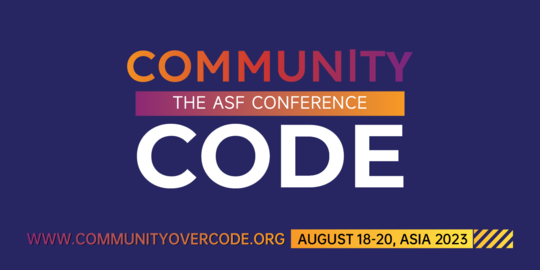 CommunityOverCode - The ASF Conference Asia 2023 阿帕奇软件基金会亚洲大会