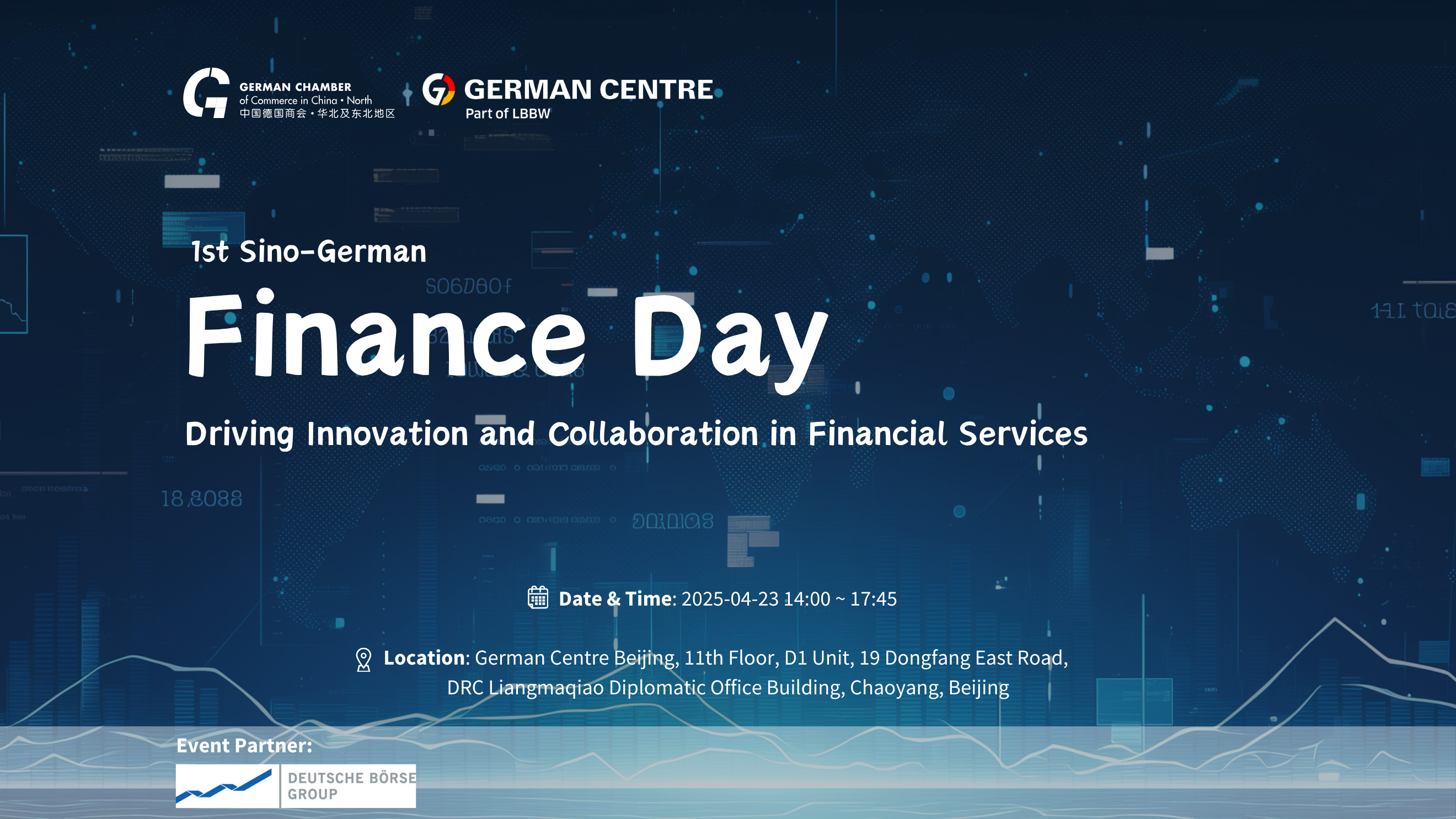 [Apr 23 | Beijing] 1st Sino-German Finance Day: Driving Innovation and Collaboration in Financial Services